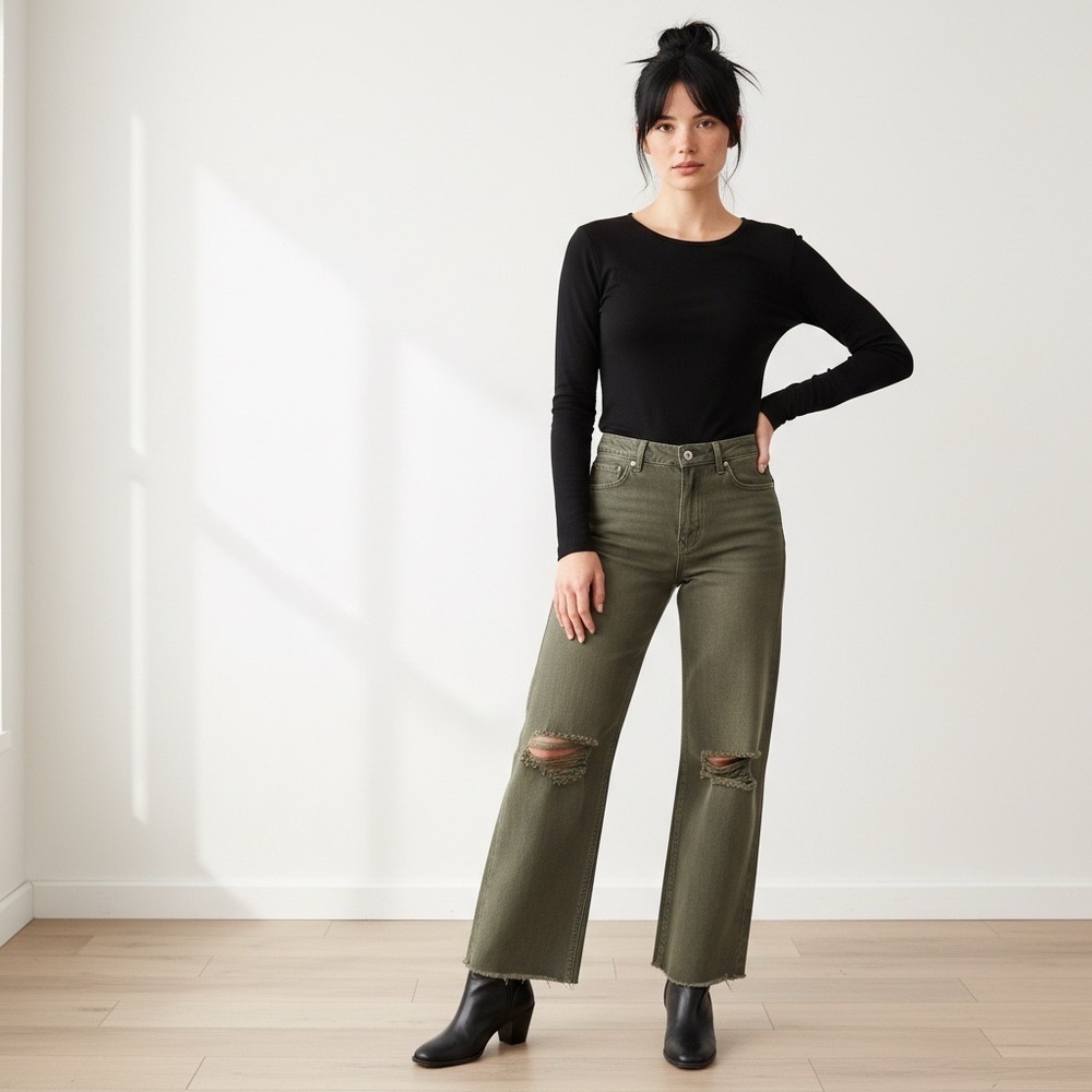 Vervet 90s Vintage Flare Distressed Leslie Jeans NWT SIZE 29